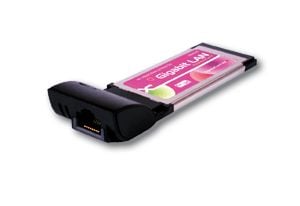 EXSYS ExpressCard Netware-kortti, 1Gigabit LAN (Realtek), Ledningsført, 1000 Mbit/s