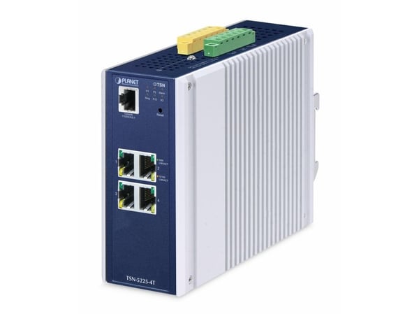Planet Industrial L2+ 4-port Managed TSN Ethernet-switch TS