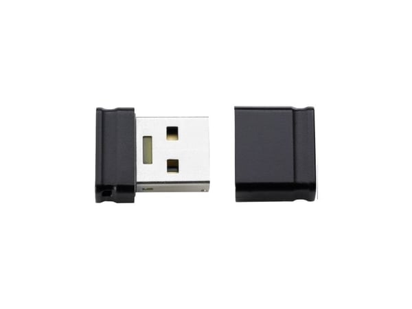 Intenso Micro Line, 128 GB, USB Type-A, 2.0, 16,5 MB/s, Med lokk, Sort