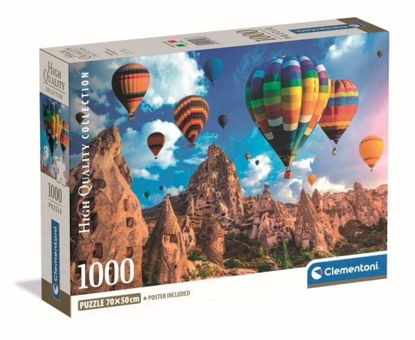 Clementoni 1000 pcs. CB Balloons In Cappadocia, 14 år