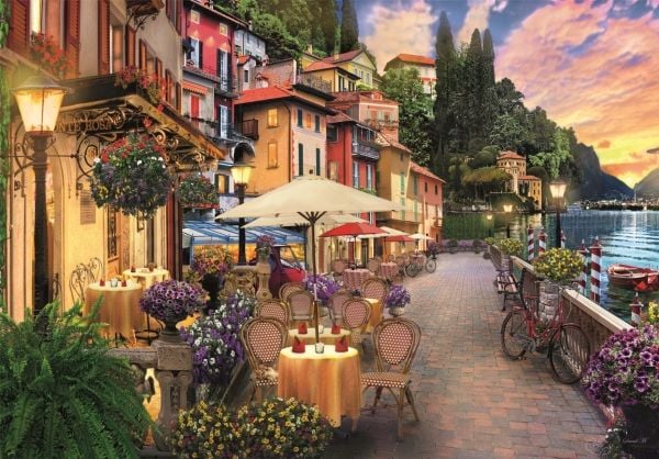 Clementoni 500 pcs CB HQC Lake Como, 14 År