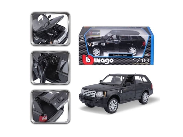 BBURAGO Range Rover Sport 1:18, SUV, Montert på forhånd, 1:18, Range Rover Sport, Alle kjønn, Metall, Plast