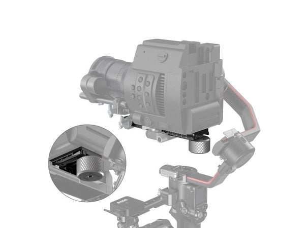 SmallRig 3031B, Utvidelsesplate, DJI, 1 stykker, Aluminiumslegering, Sort, 1/4"-20