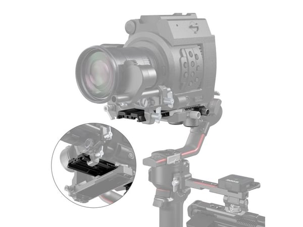 SmallRig 3031B, Utvidelsesplate, DJI, 1 stykker, Aluminiumslegering, Sort, 1/4"-20