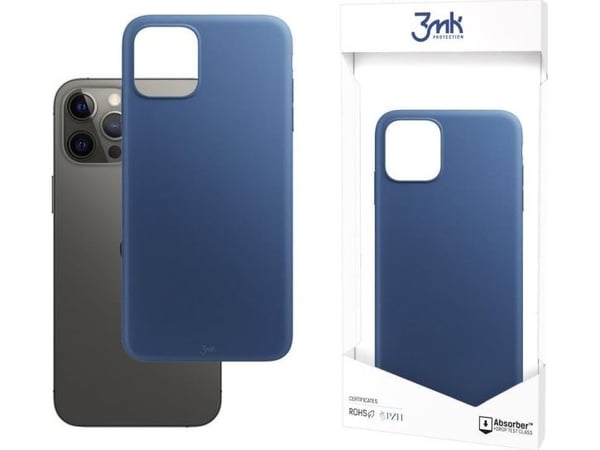 3mk Matt deksel for iPhone 12 Pro Max - matt blå