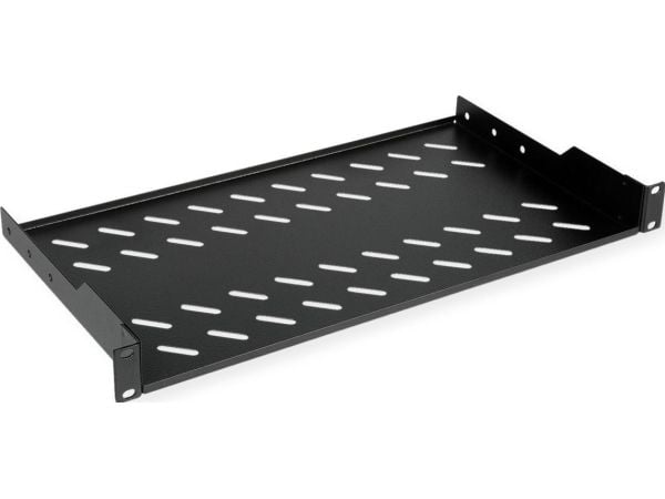 ROLINE 26.21.0121, Rackhylle, Sort, Stål, 15 kg, 1U, 485 mm