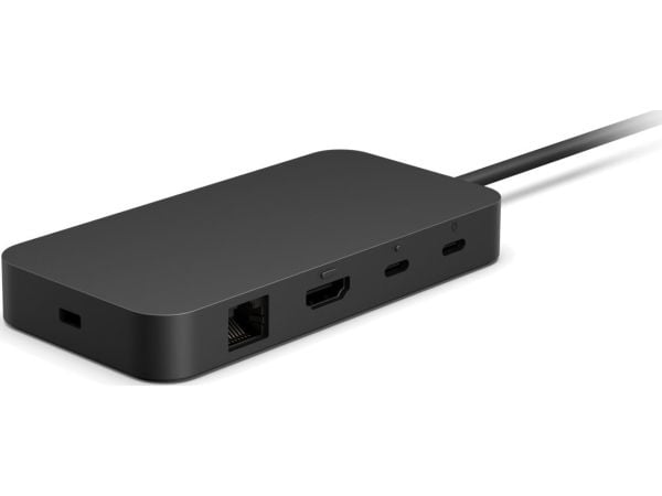 Microsoft Surface USB4 Dock - Dokkingstasjon - USB-C / USB-A - 2 x USB-C, HDMI - 1GbE - 100 watt