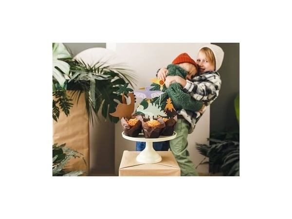 PartyDeco KPT71, Kake, Flerfarget, Barn og voksne, Unisex, Universell, 6 stykker