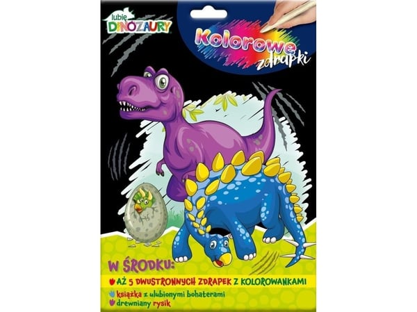 Media Service Zawada Älskar dinosaurier färgskrapning del 1