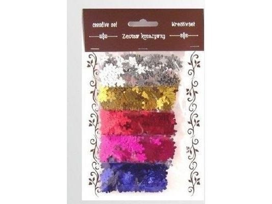 Creativ Company set paljetter blommor 30 g