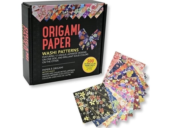 Memorysolution papir origami blomster 500 stk