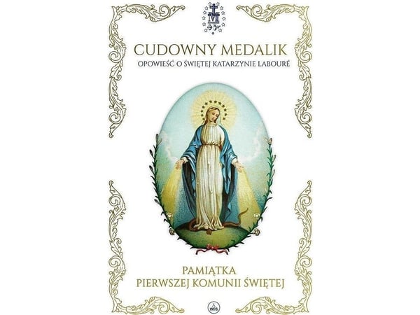 Stiftsforlag og trykkeri i Sandomierz nydelig medalje. Minnegave fra 1. kommunion i Sw. EDUKAMP