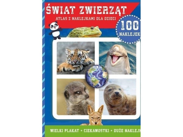 Animal World - klistremerkeatlas for barn EDUKAMP