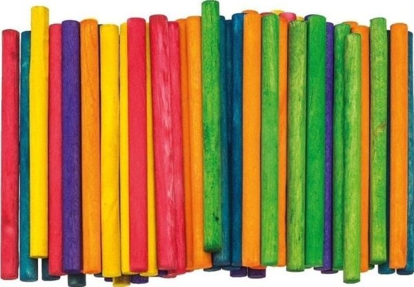 Pyöreät luovat tikut 10cmx6mm 50kpl EDUKAMP