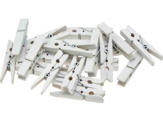 BREWIS klyper hvite 2,5 cm 20 stk