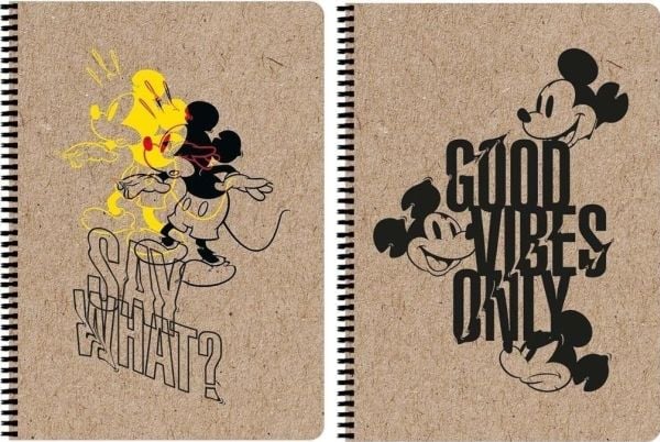 A4/80K rutat Mickey Mouse kraft-anteckningsblock