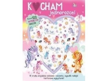 MD Creative I love unicorns - 100 oppblåste klistremerker