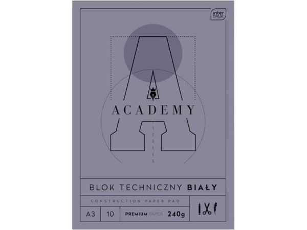 Interdruk teknisk blokk A3/10K Academy (10 stk)