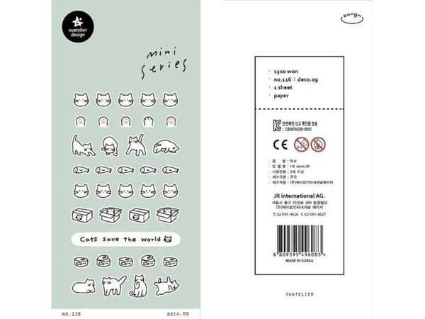 Mini Cats Stickers EDUKAMP