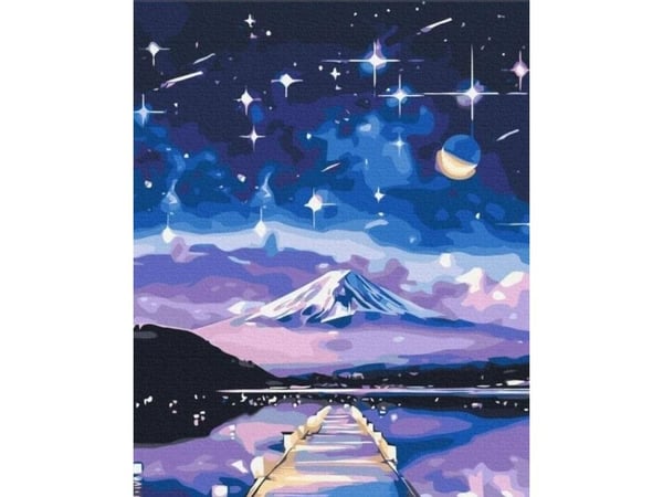 Painting by numbers - Starry night over...