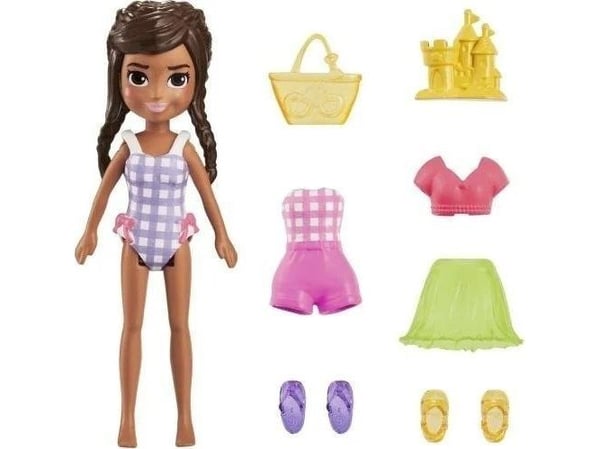 Mattel Polly Pocket Figur med tillbehör JCB21