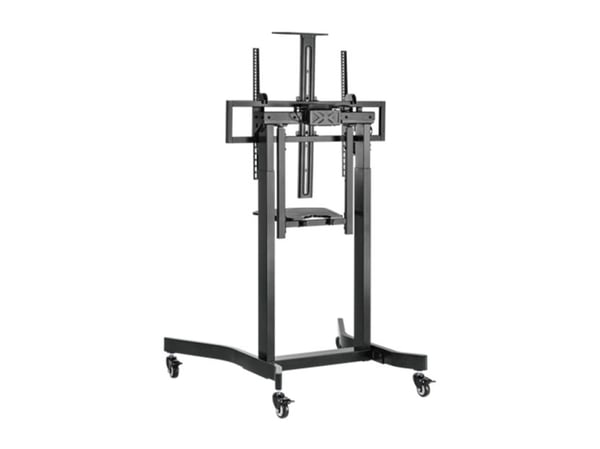 Gembird TVS-100T-01 - Vogn - motorisert - for TV - høydejusterbar - stål, plastikk - skjermstørrelse: 55"-100"