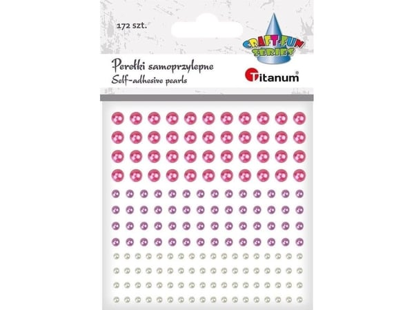 DP Craft selvklebende perler runde mix 172 stk