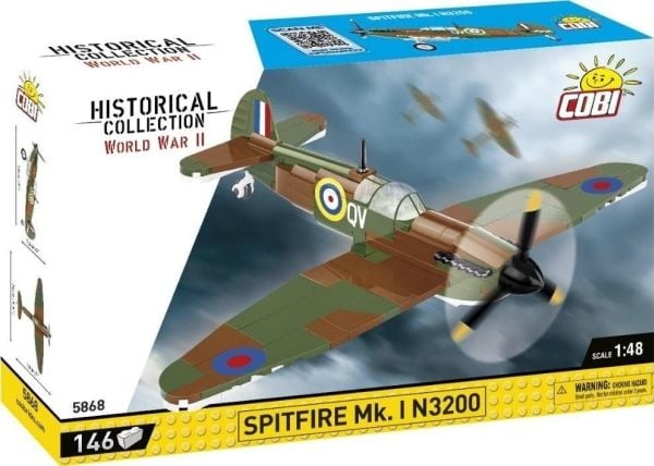 COBI 5868 SUPERMARINE Spitfire.Mk.I N3200