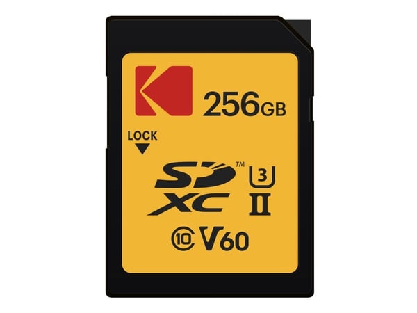 Kodak ULTRA PRO - Flash-minneskort - 256 GB - Video Class V60 / UHS-II U3 / Class10 - SDXC UHS-II
