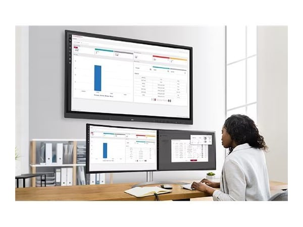LG CreateBoard 55TR3DK-B - 55" Diagonalklasse TR3DK Series LED-bakgrunnsbelyst LCD-skjerm - utdanning / næringsliv - med pekeskjerm (multiberørings...