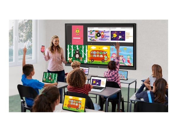 LG CreateBoard 55TR3DK-B - 55" Diagonalklasse TR3DK Series LED-bakgrunnsbelyst LCD-skjerm - utdanning / næringsliv - med pekeskjerm (multiberørings...