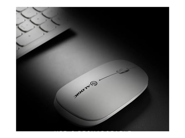 ALOGIC AMBT4KWH, Molempikätinen, RF Wireless + Bluetooth, Valkoinen