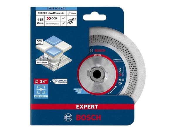 Bosch Expert HardCeramic - Diamantskjæreplate - for hard tile, hard stone - 115 mm