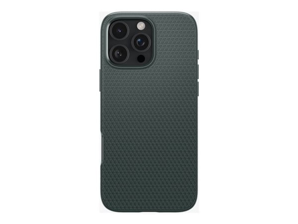 Spigen Liquid Air - Baksidedeksel for mobiltelefon - termoplast-polyuretan (TPU) - abyss green - for Apple iPhone 16 Pro