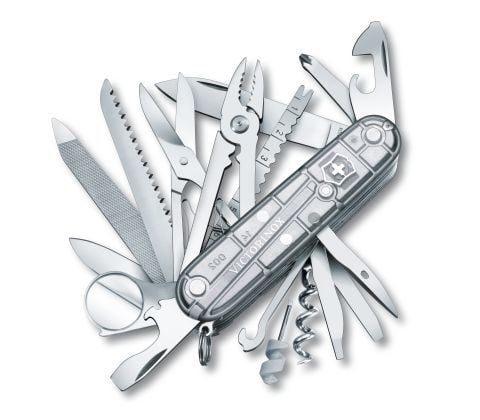 Victorinox SwissChamp, Klappkniv uten lås, Multiverktøyskniv, Klipp punkt, Rustfritt stål, ABS syntetisk, 33 verktøy