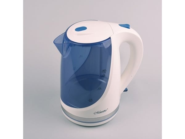 Feel-Maestro MR044 sininen, 1,7 L, 2200 W, sininen, valkoinen, muovia, säädettävä termostaatti, vesimittari, vesimittari