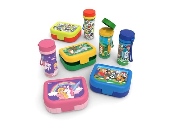 Rotho 1016410599WS, Lunchlåda, Barn, Blå, Multifärg, Plast, Bild, Rektangulär
