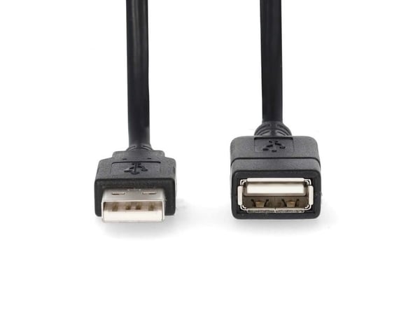 Nedis CCGL60010BK30, 1 m, USB A, USB A, USB 2.0, 0,48 Gbit/sek., Lajittelu