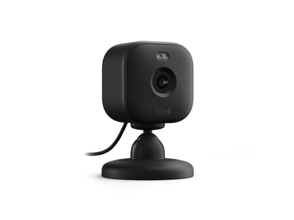 Amazon Blink Mini 2, IP-turvakamera, Sisätila ja ulkotila, Langaton, Amazon Alexa, Pöytä/Seinä, musta