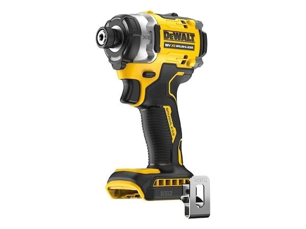 DeWALT DCF860NT-XJ, Iskuruuvain, Pistoolikahva, 1/4", musta, Keltainen, Harjaton, 3800 RPM - SOLO