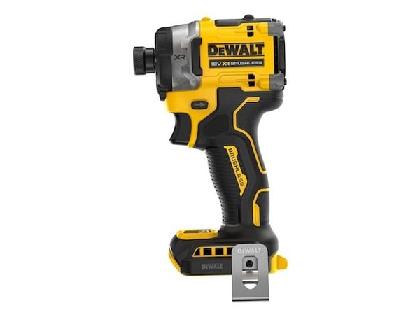 DeWALT DCF860NT-XJ, Iskuruuvain, Pistoolikahva, 1/4", musta, Keltainen, Harjaton, 3800 RPM - SOLO