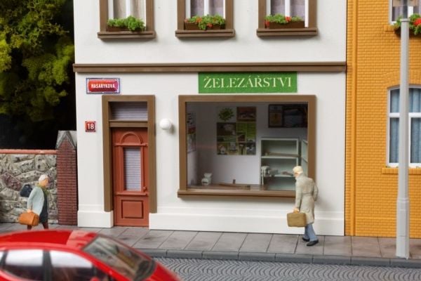 Halvavlastningshus Schmidt strade 18/20/22/24/26 H0 Auhagen 11467