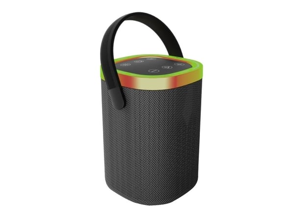 GMB Audio SPK-BT-LED-06 - Høyttaler - for bærbar bruk - trådløs - Bluetooth - 5 watt - svart