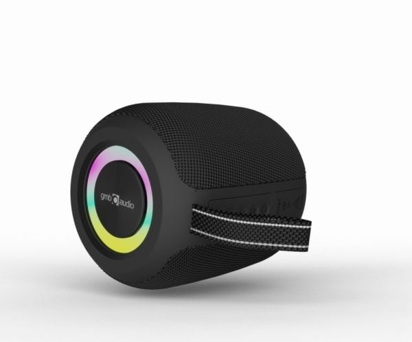 GMB Audio SPK-BT-LED-05 - Høyttaler - for bærbar bruk - trådløs - Bluetooth - 8 watt - svart