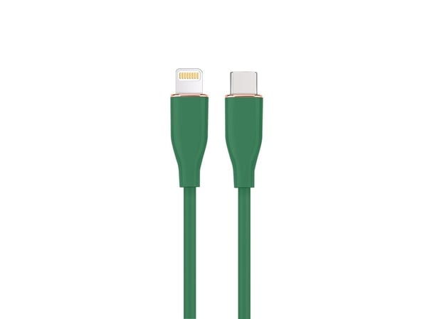 Cablexpert Premium - Lightning-kabel - USB-C hann til Lightning hann - 1.5 m - midnattgrønn - formstøpt, data & lading