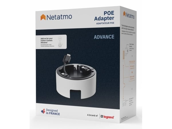 Netatmo NPC-POE-W, PoE adater, Innendørs, Hvit, Netatmo, 1 stykker, Boks
