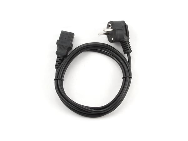 Cablexpert - Virtajohto - virta CEE 7/7 tehoon IEC 60320 C13 - 6 A - 1 m - muotoinen