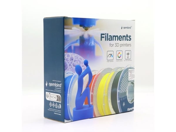 Gembird - Hvit - 1 kg - hvit - fargeboks - PETG-filament (3D)