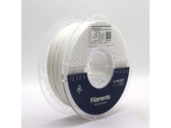 Gembird - Hvit - 1 kg - 330 m - hvit - fargeboks - PLA-filament (3D)