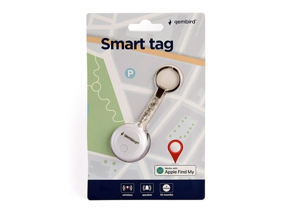 Gembird TA-TAG-01-W - Anti-tab Bluetooth-tagsæt - hvid